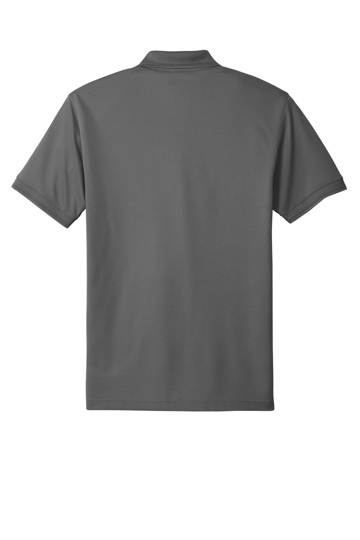 CornerStone Industrial Snag-Proof Pique Polo - Charcoal - flat back