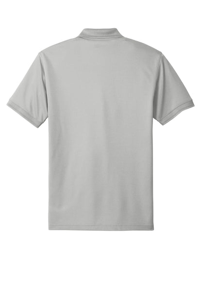 CornerStone Industrial Snag-Proof Pique Polo - Light Grey - flat back