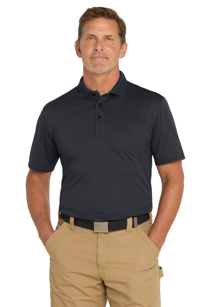 CornerStone Industrial Snag-Proof Pique Polo - Navy Blue - front