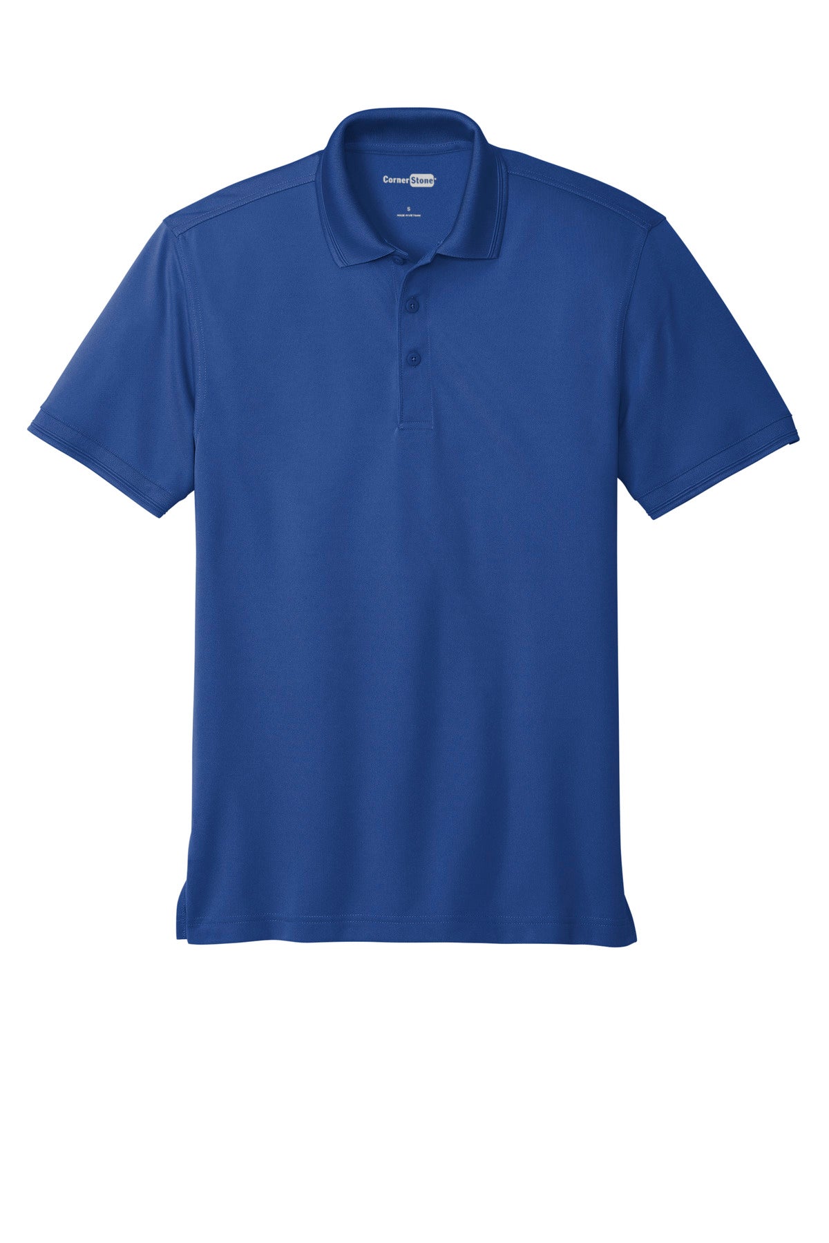 CornerStone Industrial Snag-Proof Pique Polo - Royal - flat front