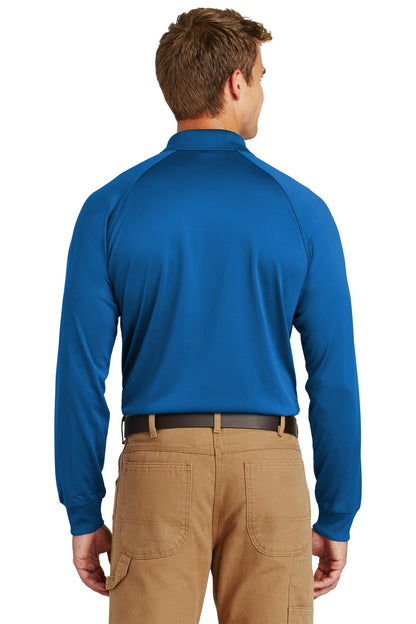 CornerStone Select Long Sleeve Snag-Proof Tactical Polo - Royal - back