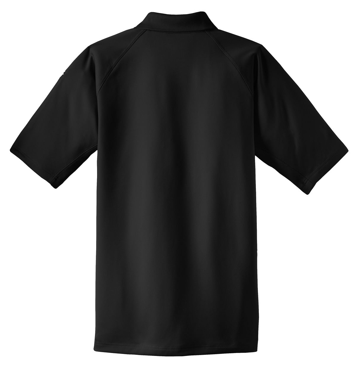 CornerStone Select Snag-Proof Tactical Polo - Black - flat back
