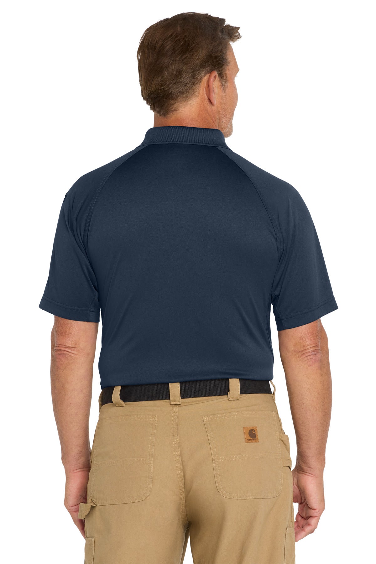 CornerStone Select Snag-Proof Tactical Polo - Dark Navy - back