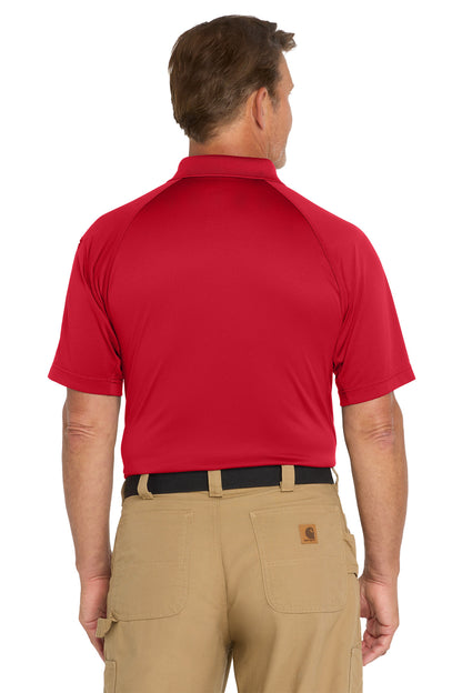 CornerStone Select Snag-Proof Tactical Polo - Red - back
