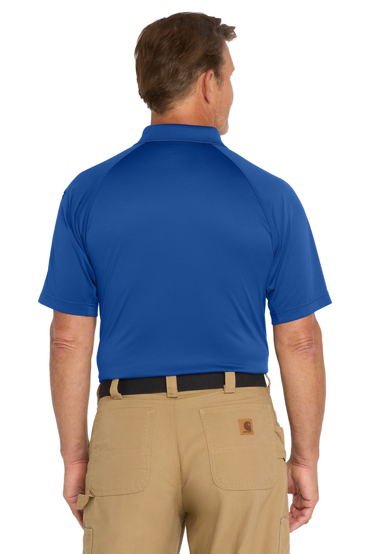 CornerStone Select Snag-Proof Tactical Polo - Royal - back