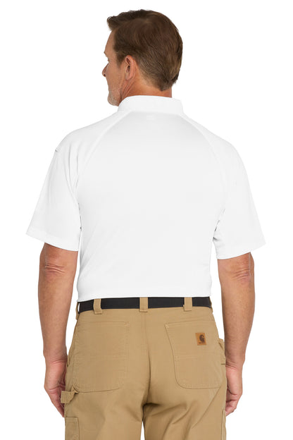 CornerStone Select Snag-Proof Tactical Polo - White - back
