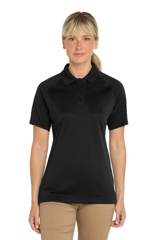 CornerStone Women's Select Snag-Proof Tactical Polo - Black - front