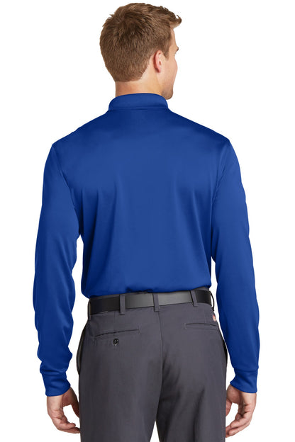 CornerStone Select Snag-Proof Long Sleeve Polo - Royal - back