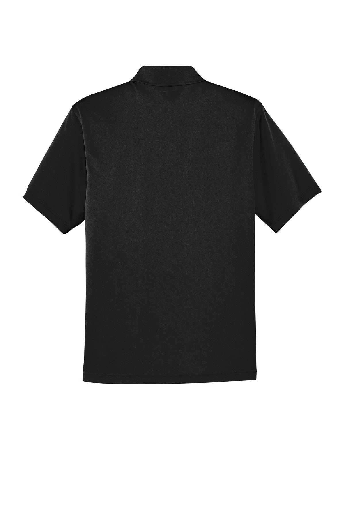 CornerStone Select Snag-Proof Pocket Polo - Black - flat back