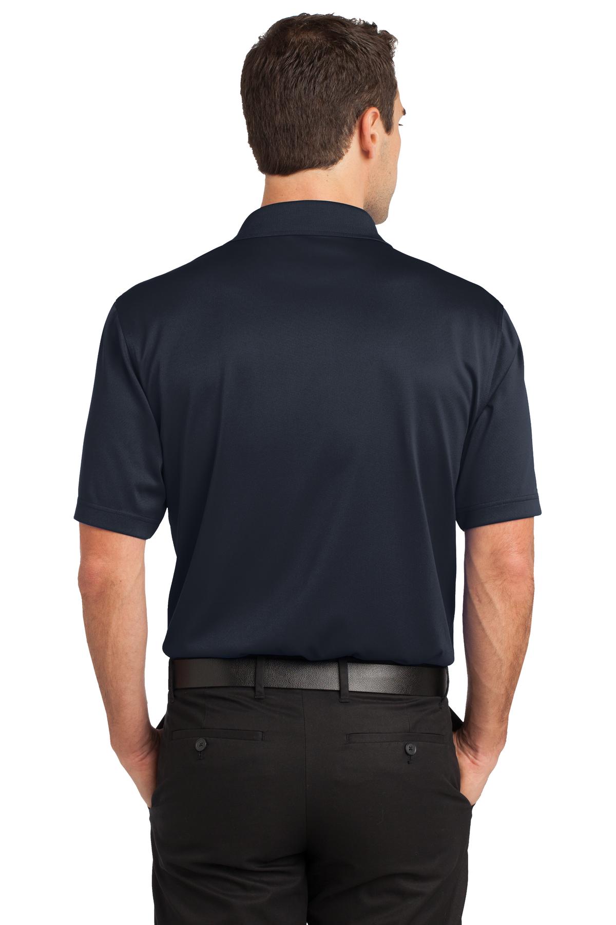 CornerStone Select Snag-Proof Pocket Polo - Dark Navy - back