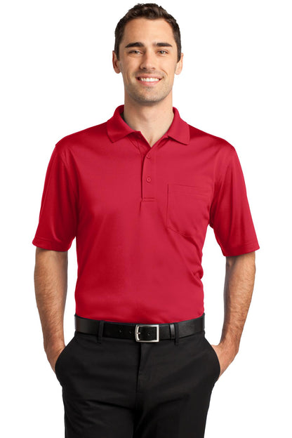 CornerStone Select Snag-Proof Pocket Polo - Red - front