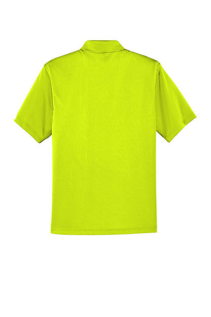 CornerStone Select Snag-Proof Pocket Polo - Safety Yellow - flat back