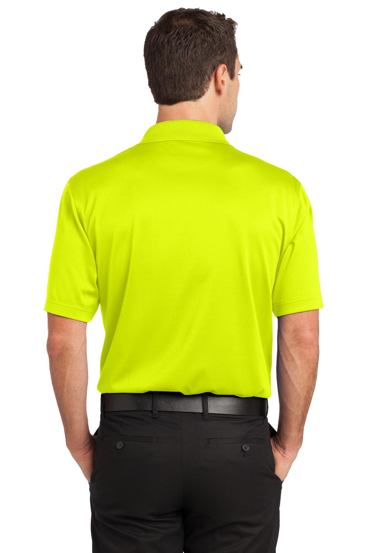 CornerStone Select Snag-Proof Pocket Polo - Safety Yellow - back
