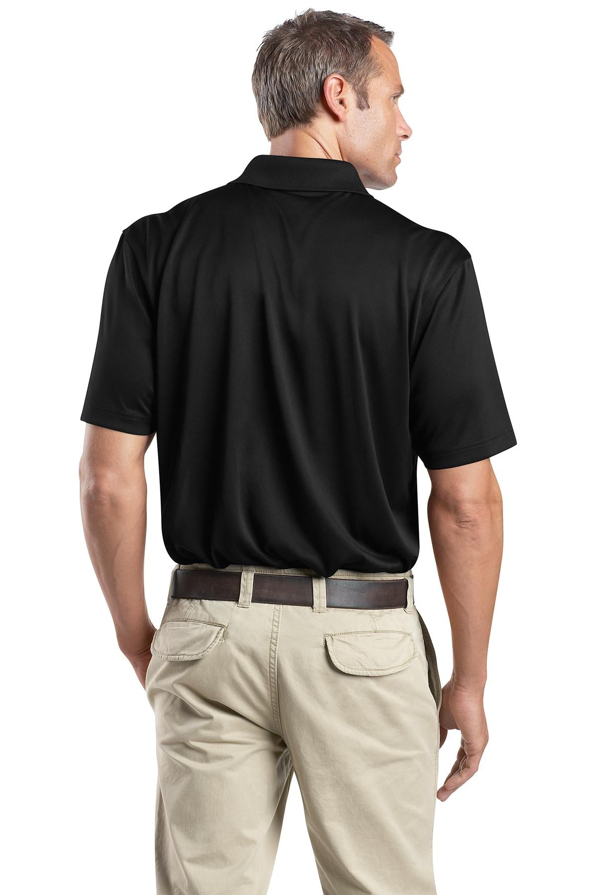 CornerStone Select Snag-Proof Polo - Black - back