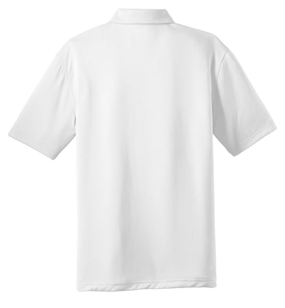 CornerStone Select Snag-Proof Polo - White - flat back