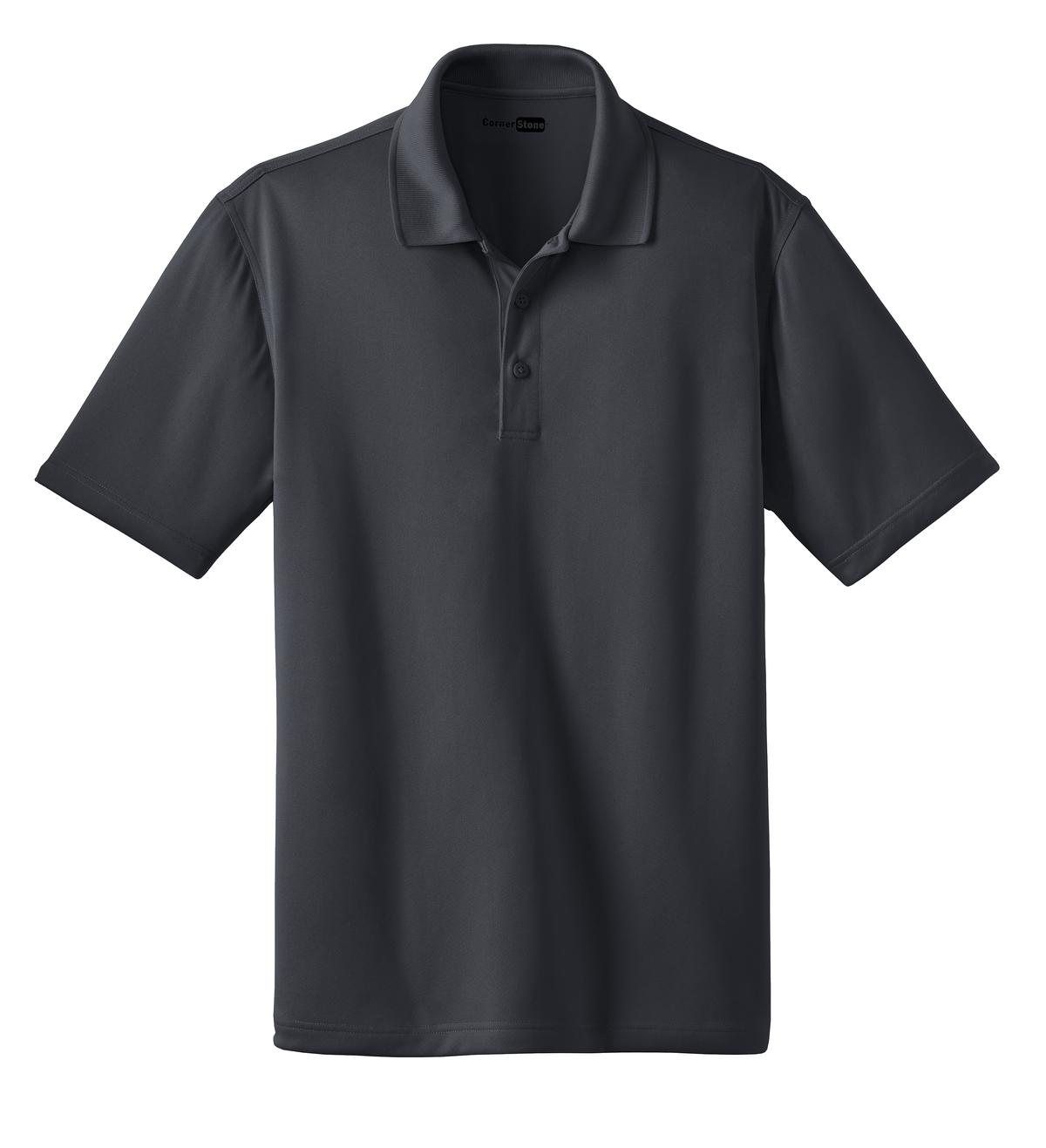 CornerStone Select Snag-Proof Polo - Charcoal - flat front