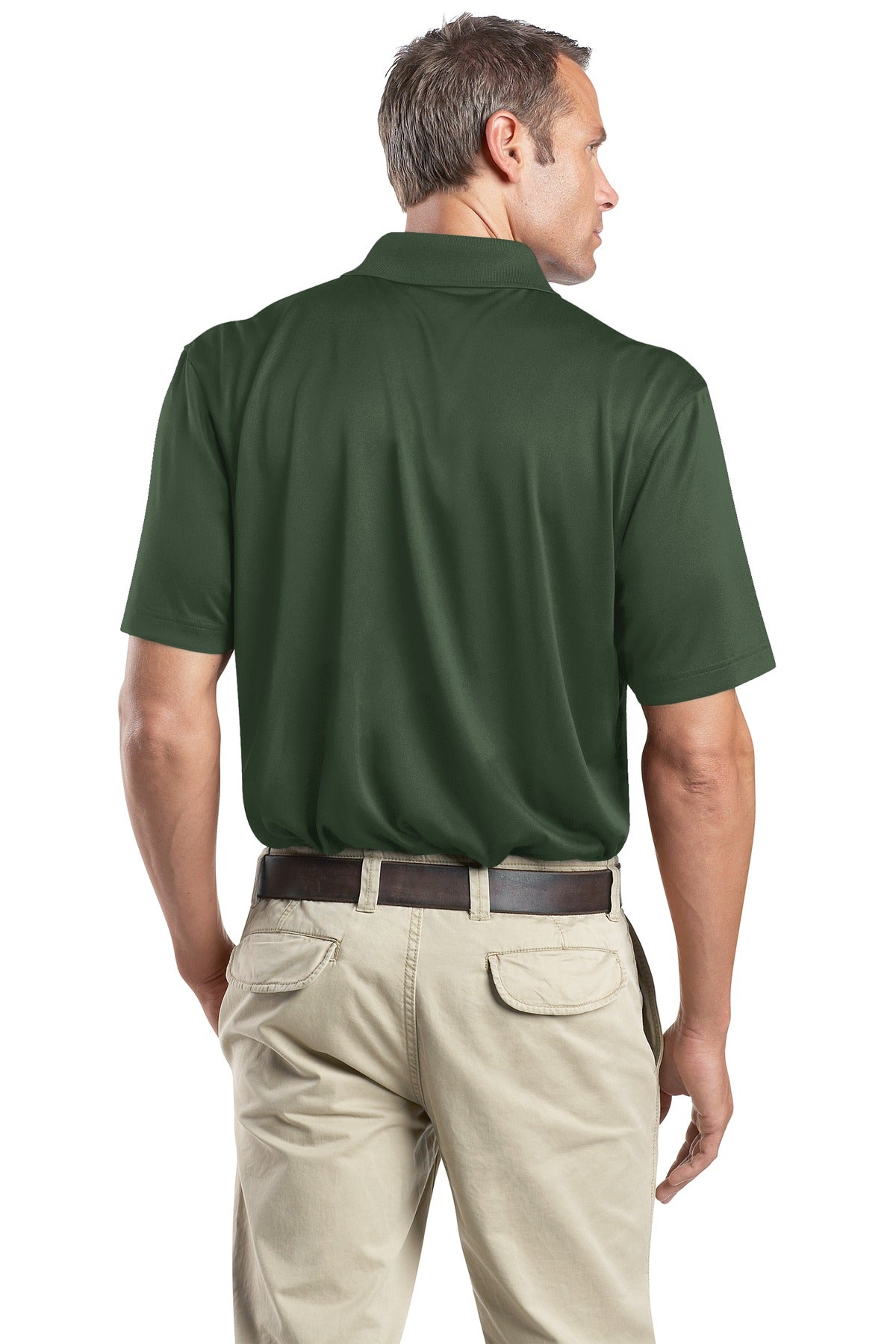 CornerStone Select Snag-Proof Polo - Dark Green - back