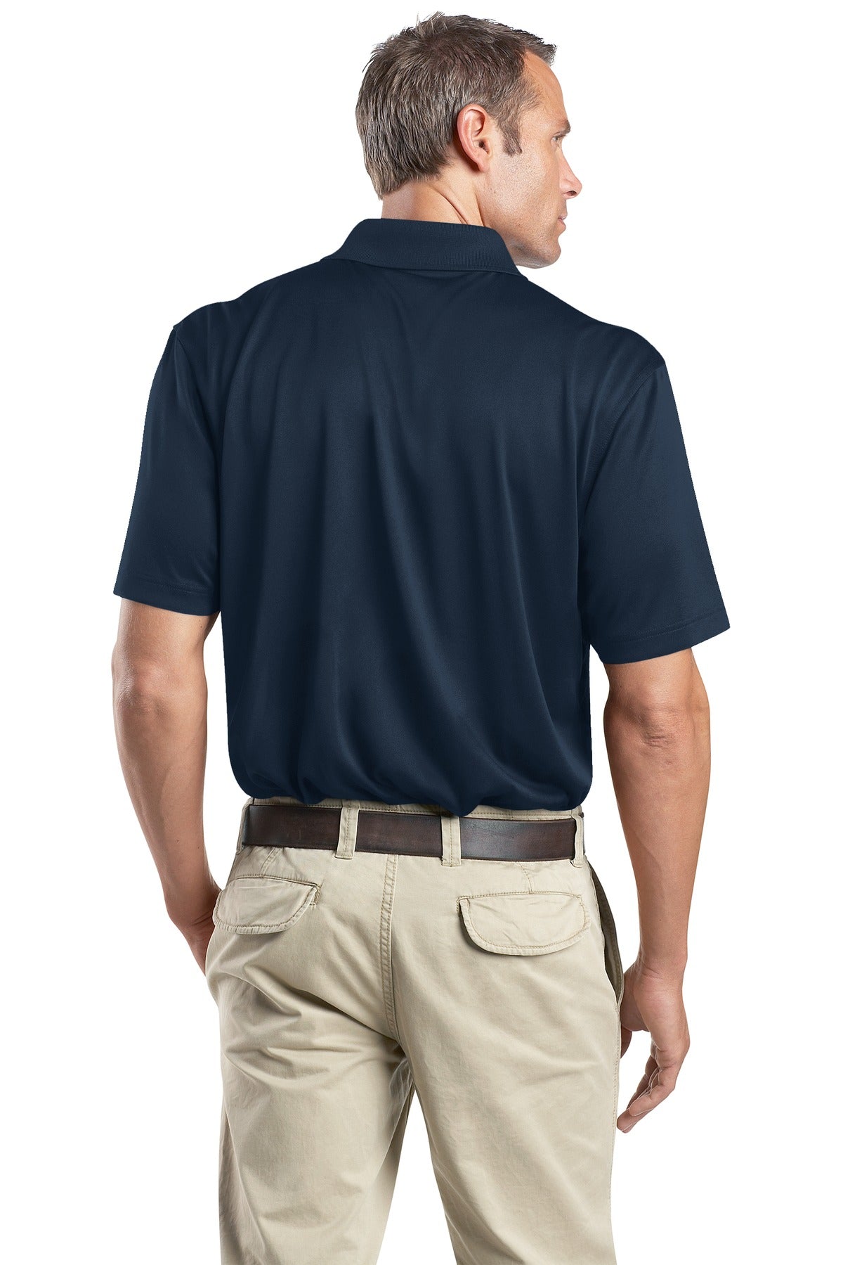 CornerStone Select Snag-Proof Polo - Dark Navy - back
