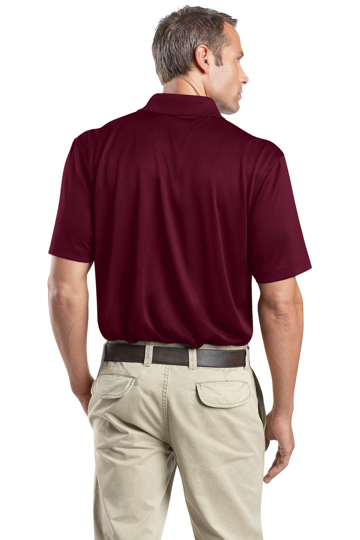 CornerStone Select Snag-Proof Polo - Maroon - back