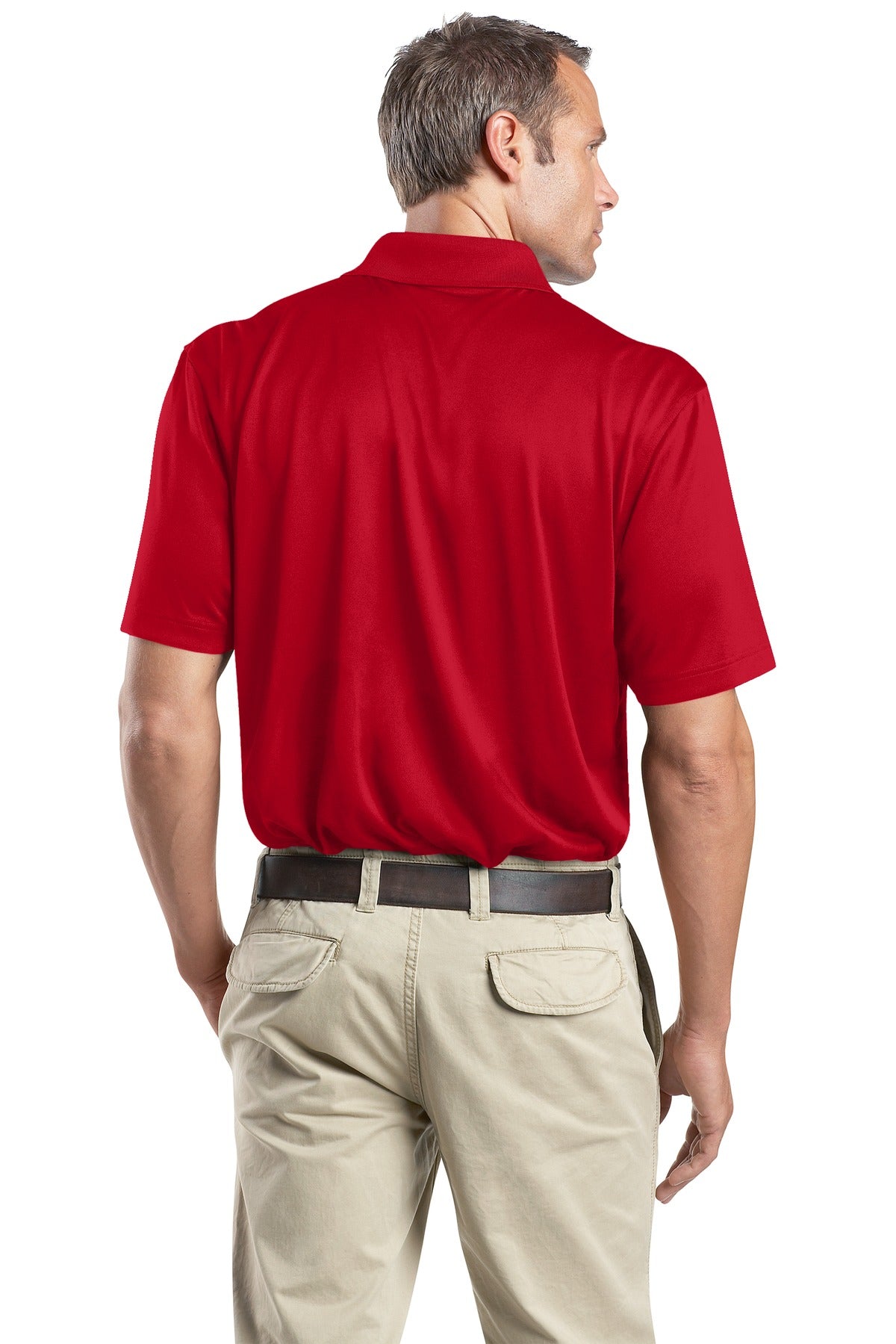 CornerStone Select Snag-Proof Polo - Red - back