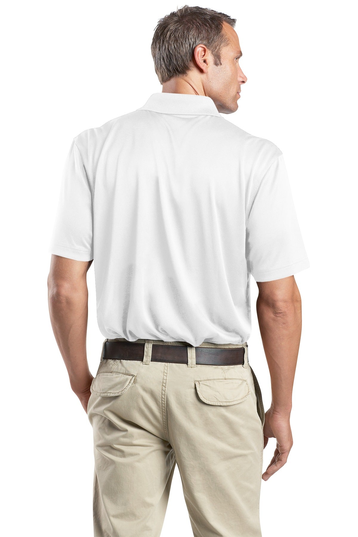 CornerStone Select Snag-Proof Polo - White - back