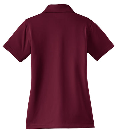 CornerStone Women's Select Snag-Proof Polo - Maroon - flat back
