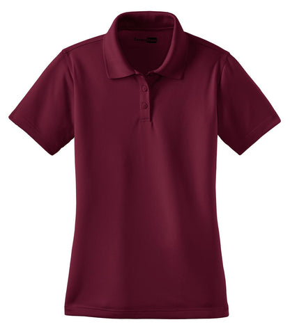 CornerStone Women's Select Snag-Proof Polo - Maroon - flat front