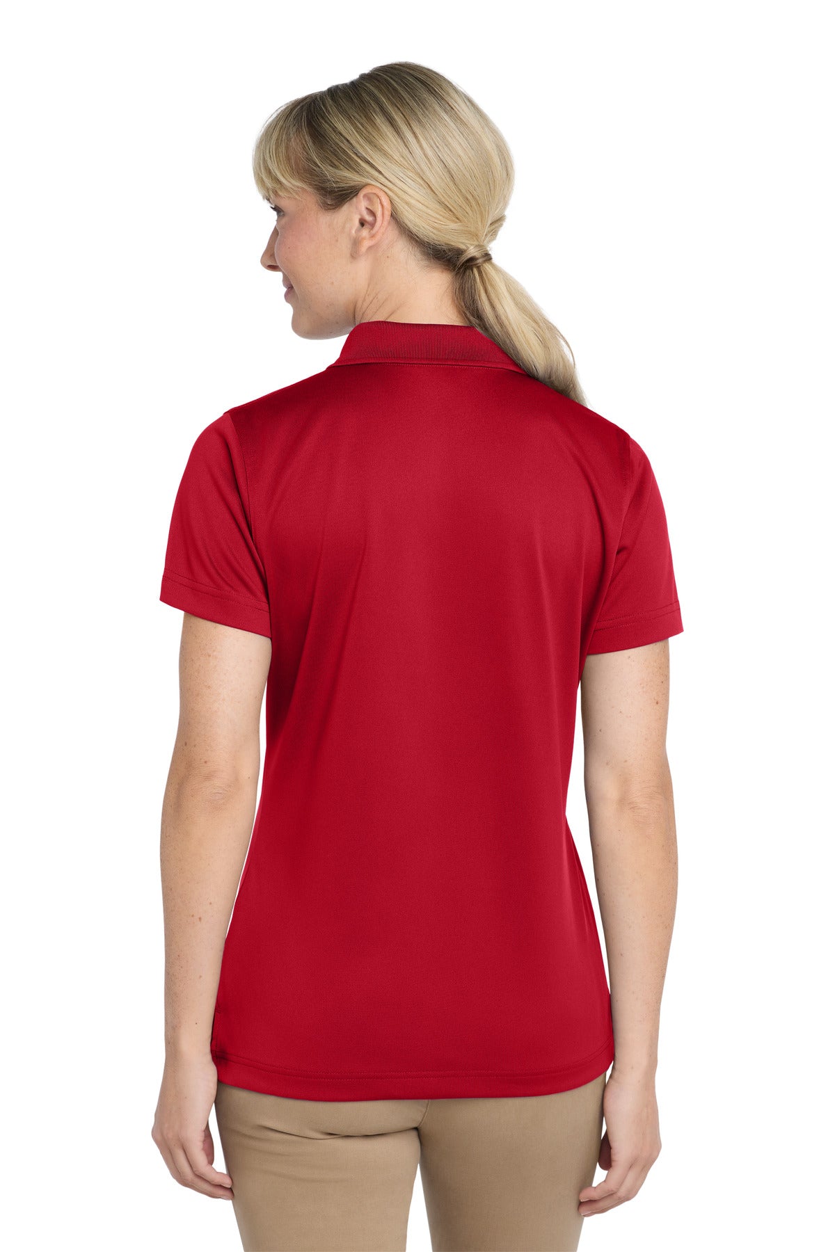 CornerStone Women's Select Snag-Proof Polo - Red - back