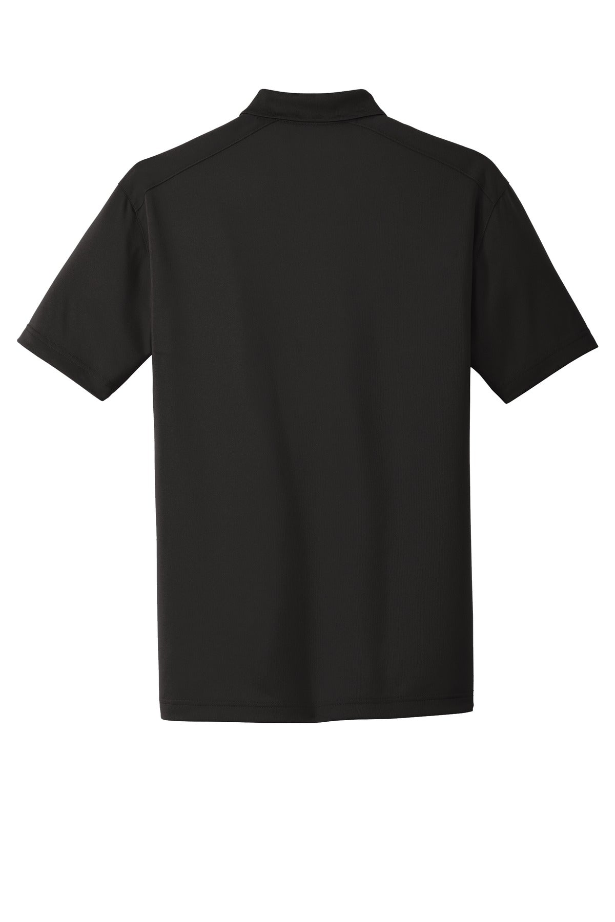 CornerStone Select Lightweight Snag-Proof Polo - Black - flat back