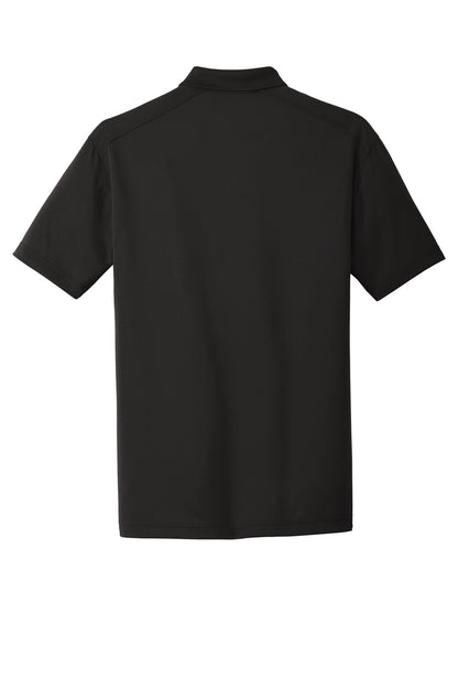 CornerStone Select Lightweight Snag-Proof Polo - Black - flat back