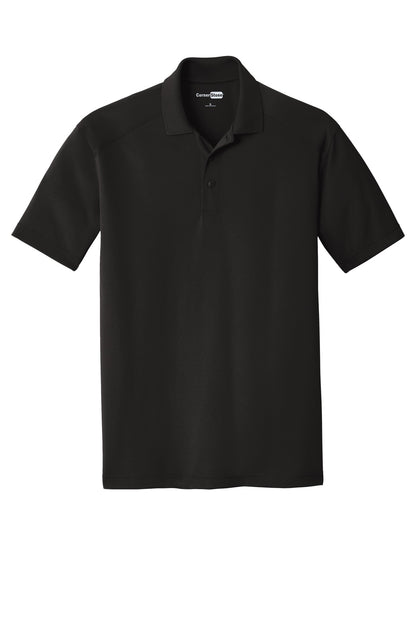 CornerStone Select Lightweight Snag-Proof Polo - Black - flat front