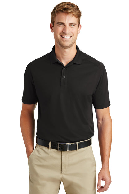 CornerStone Select Lightweight Snag-Proof Polo - Black - front