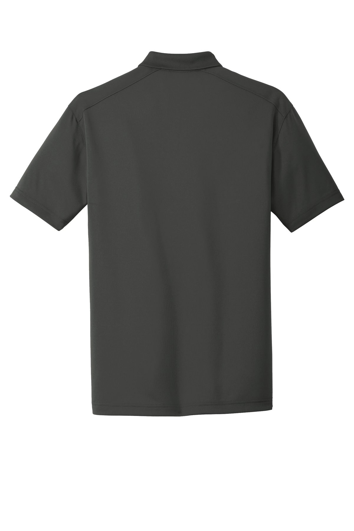 CornerStone Select Lightweight Snag-Proof Polo - Charcoal - flat back
