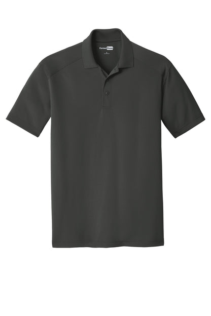 CornerStone Select Lightweight Snag-Proof Polo - Charcoal - flat front
