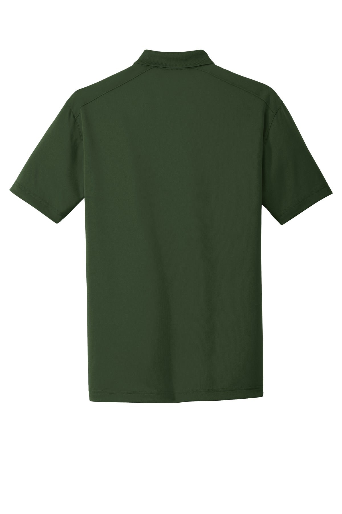 CornerStone Select Lightweight Snag-Proof Polo - Dark Green - flat back