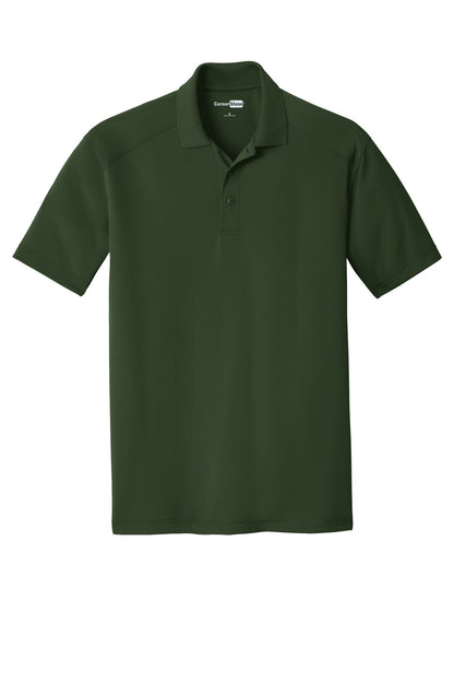 CornerStone Select Lightweight Snag-Proof Polo - Dark Green - flat front