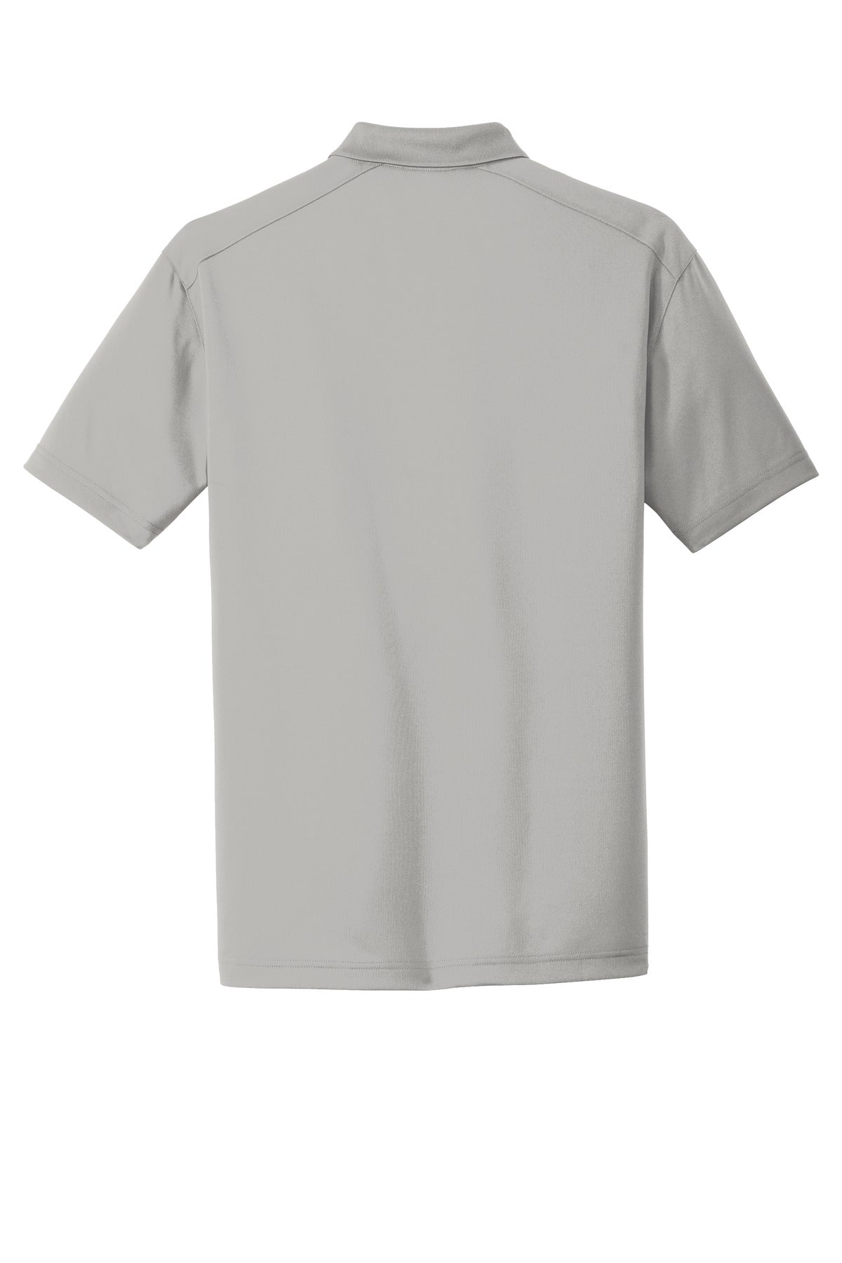 CornerStone Select Lightweight Snag-Proof Polo - Light Grey - flat back