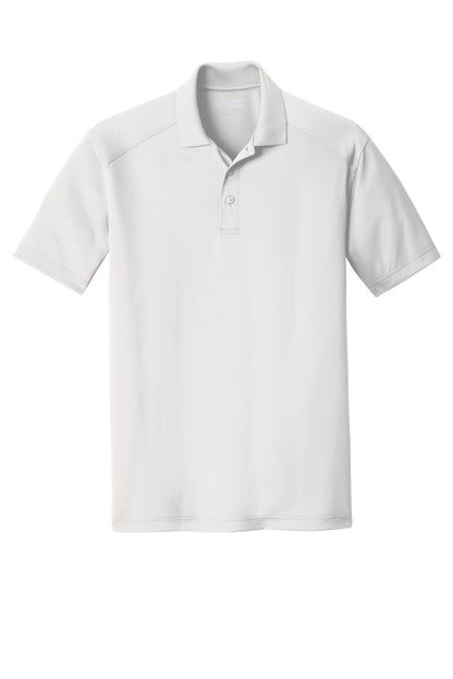 CornerStone Select Lightweight Snag-Proof Polo - White - flat front