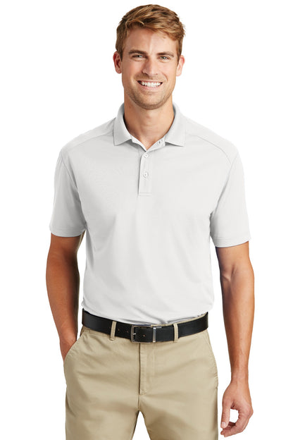 CornerStone Select Lightweight Snag-Proof Polo - White - front