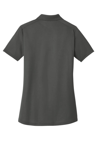 CornerStone Women's Select Lightweight Snag-Proof Polo - Charcoal - flat back