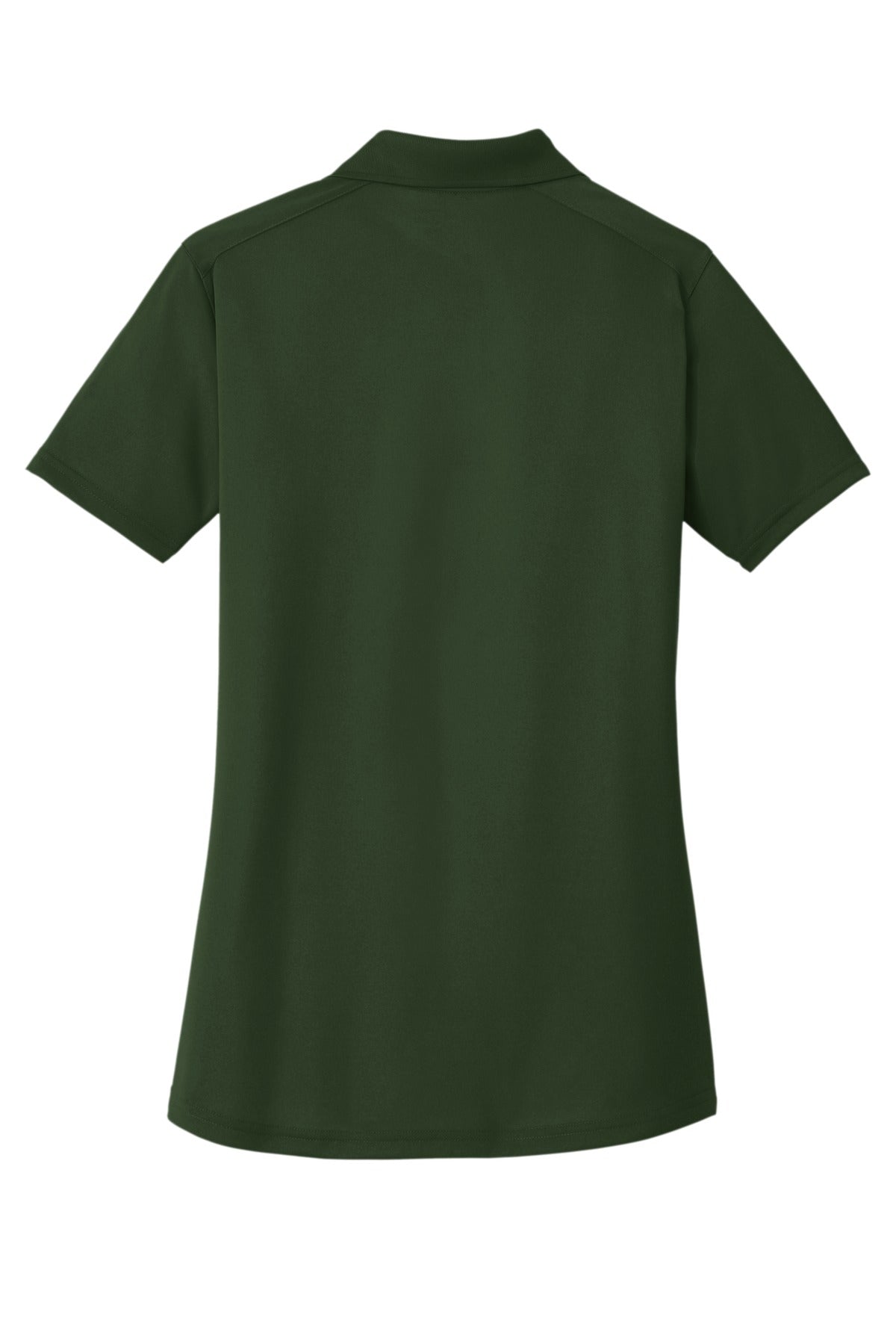 CornerStone Women's Select Lightweight Snag-Proof Polo - Dark Green - flat back