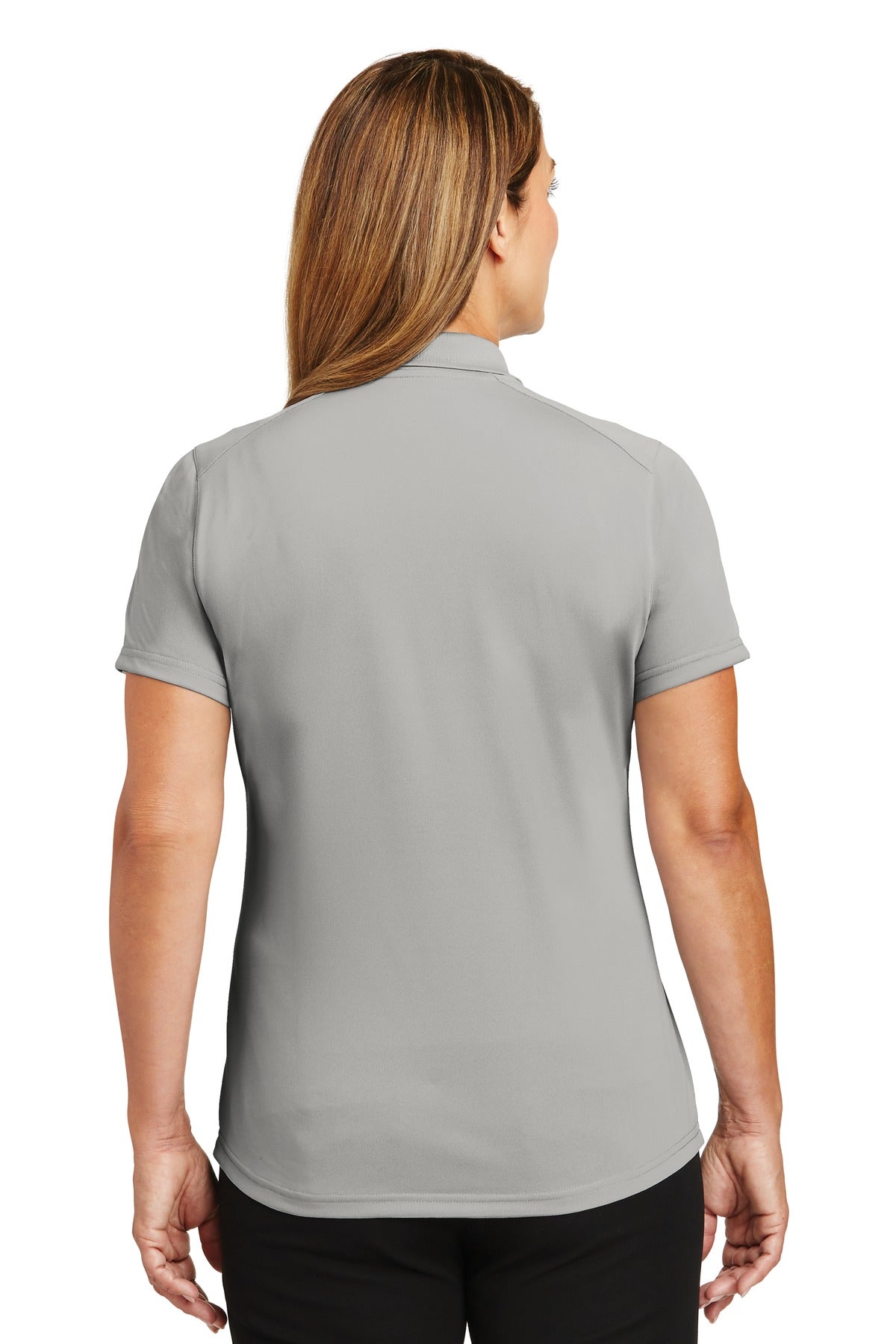 CornerStone Women's Select Lightweight Snag-Proof Polo - Light Grey - back