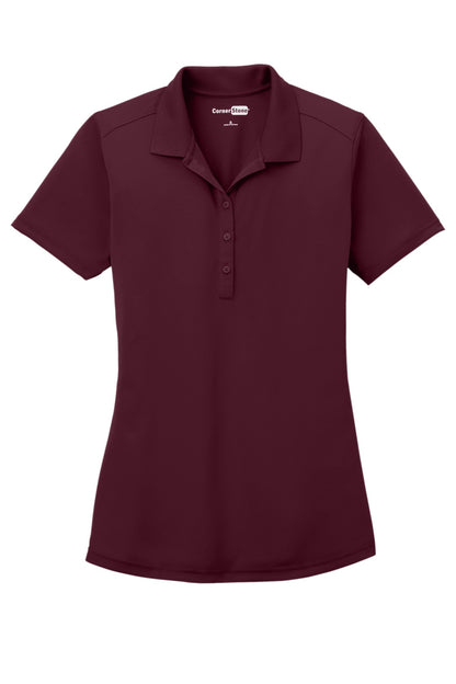 CornerStone Women's Select Lightweight Snag-Proof Polo - Maroon - flat front