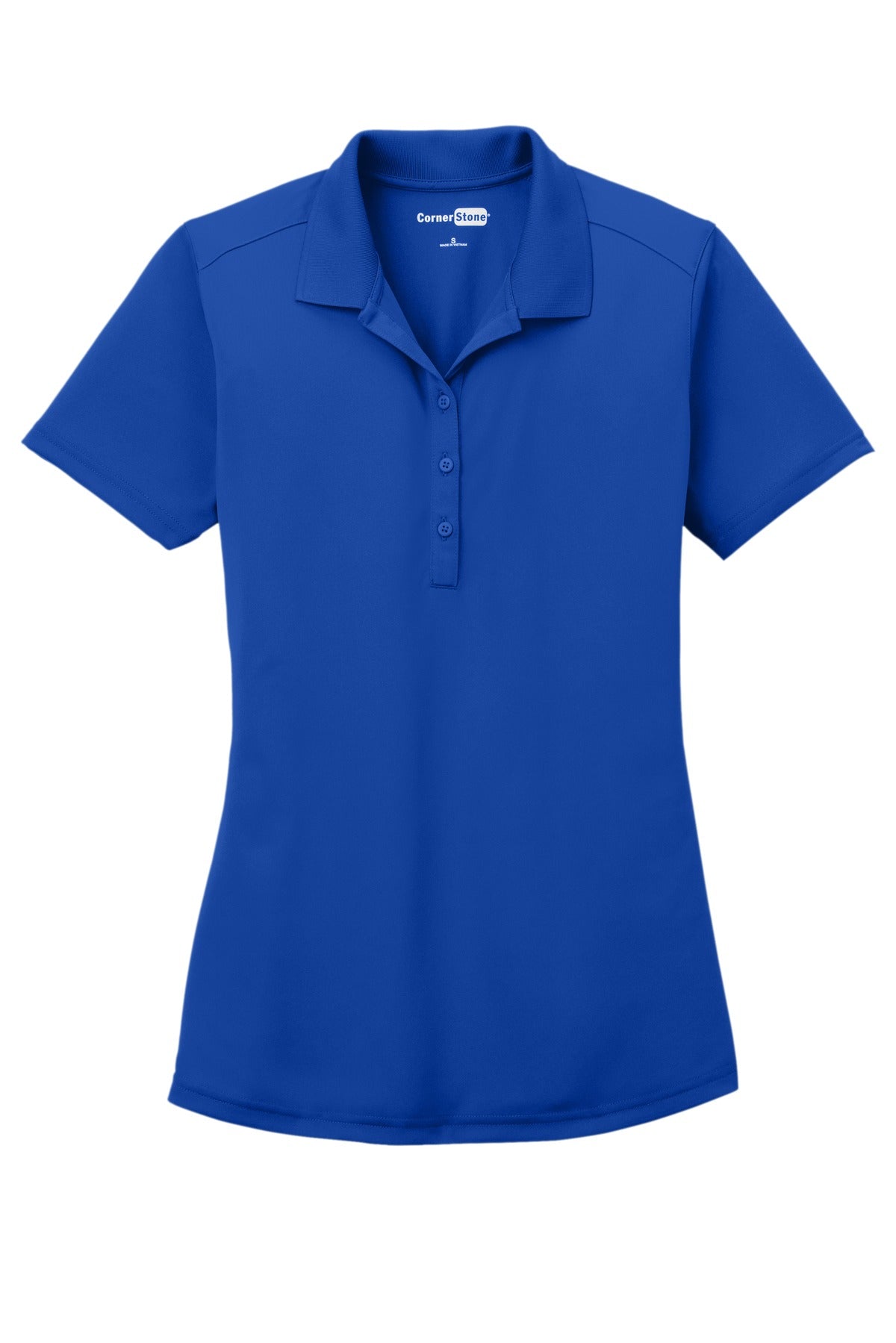 CornerStone Women's Select Lightweight Snag-Proof Polo - Royal - flat front