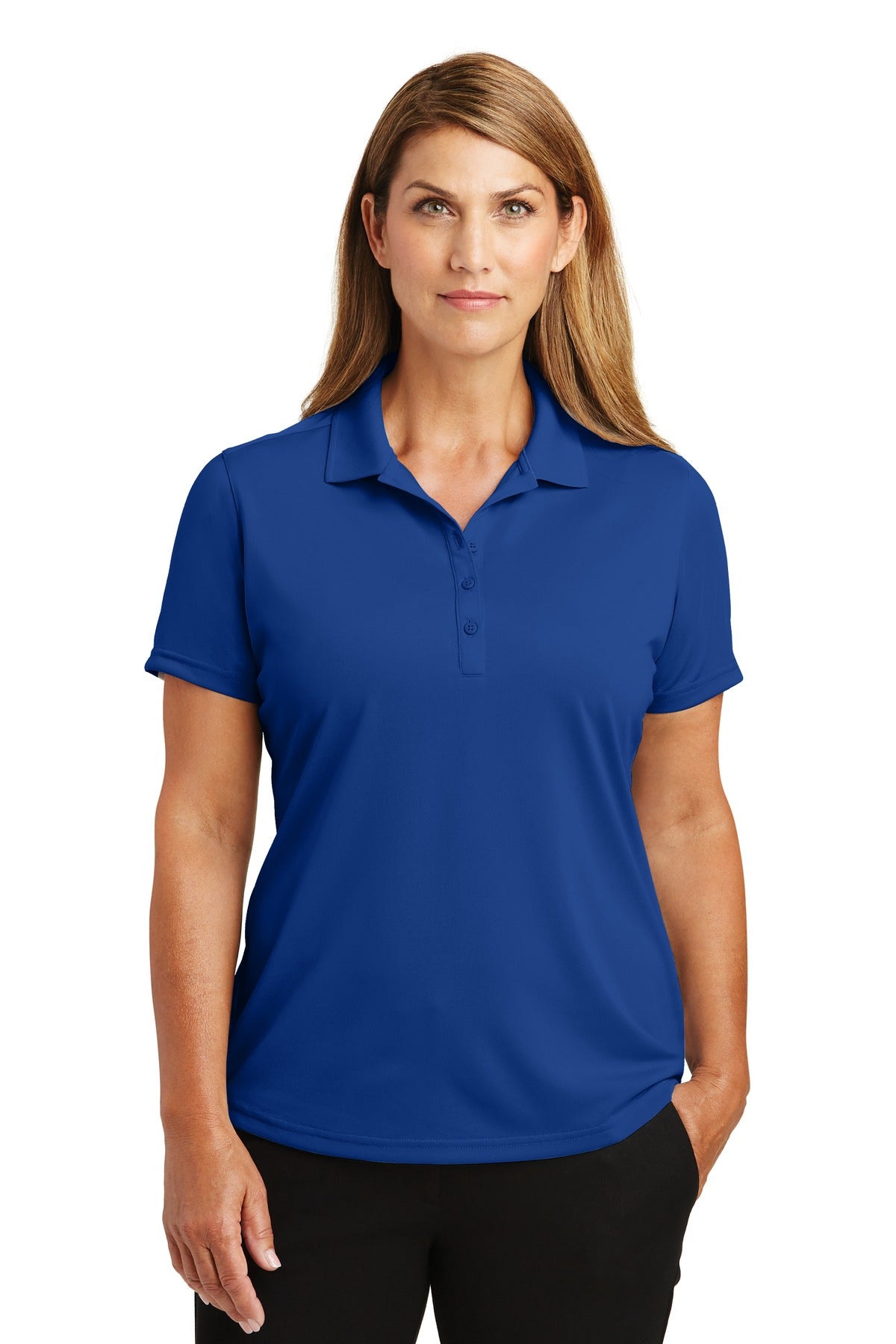CornerStone Women's Select Lightweight Snag-Proof Polo - Royal - front