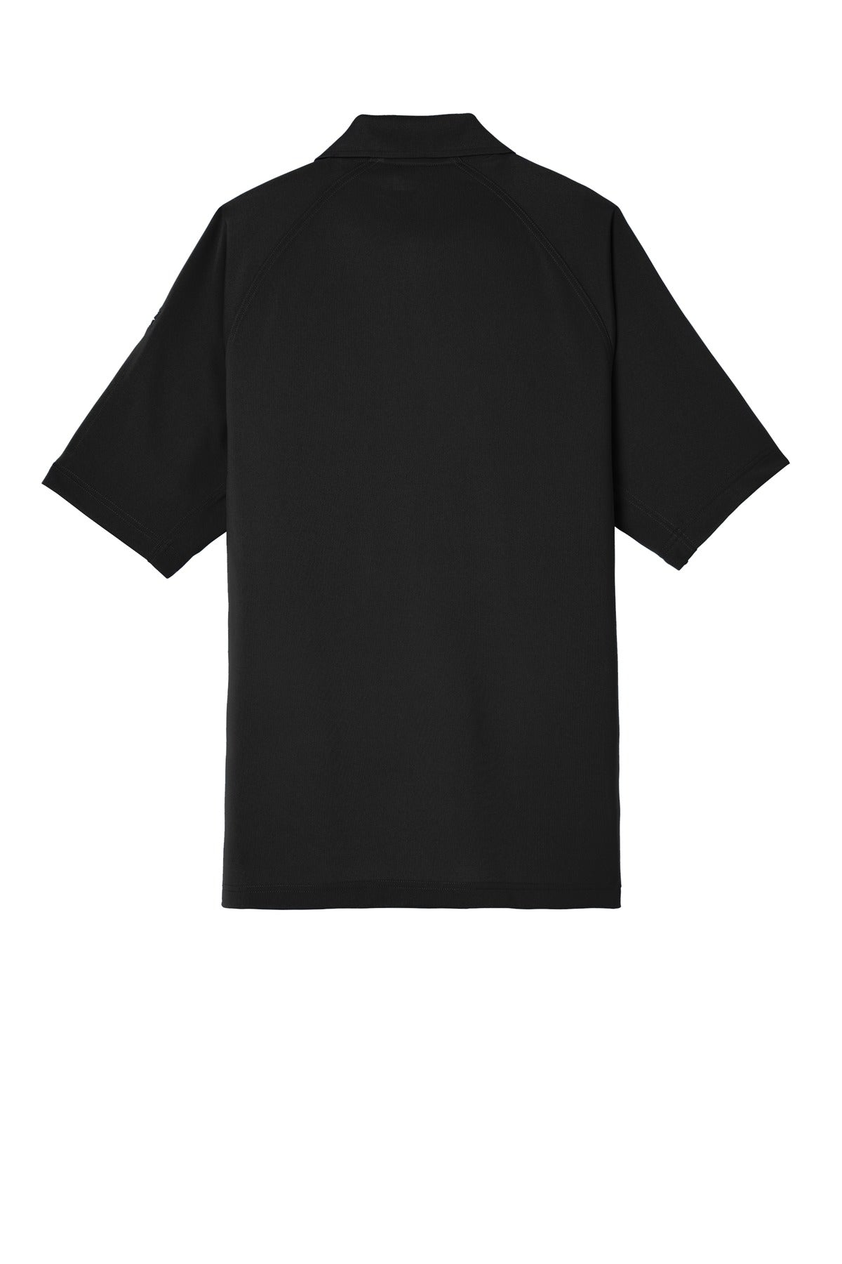CornerStone Select Lightweight Snag-Proof Tactical Polo - Black - flat back