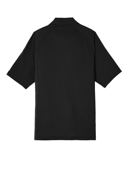 CornerStone Select Lightweight Snag-Proof Tactical Polo - Black - flat back