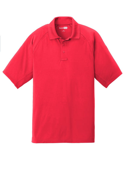 CornerStone Select Lightweight Snag-Proof Tactical Polo - Red - flat front