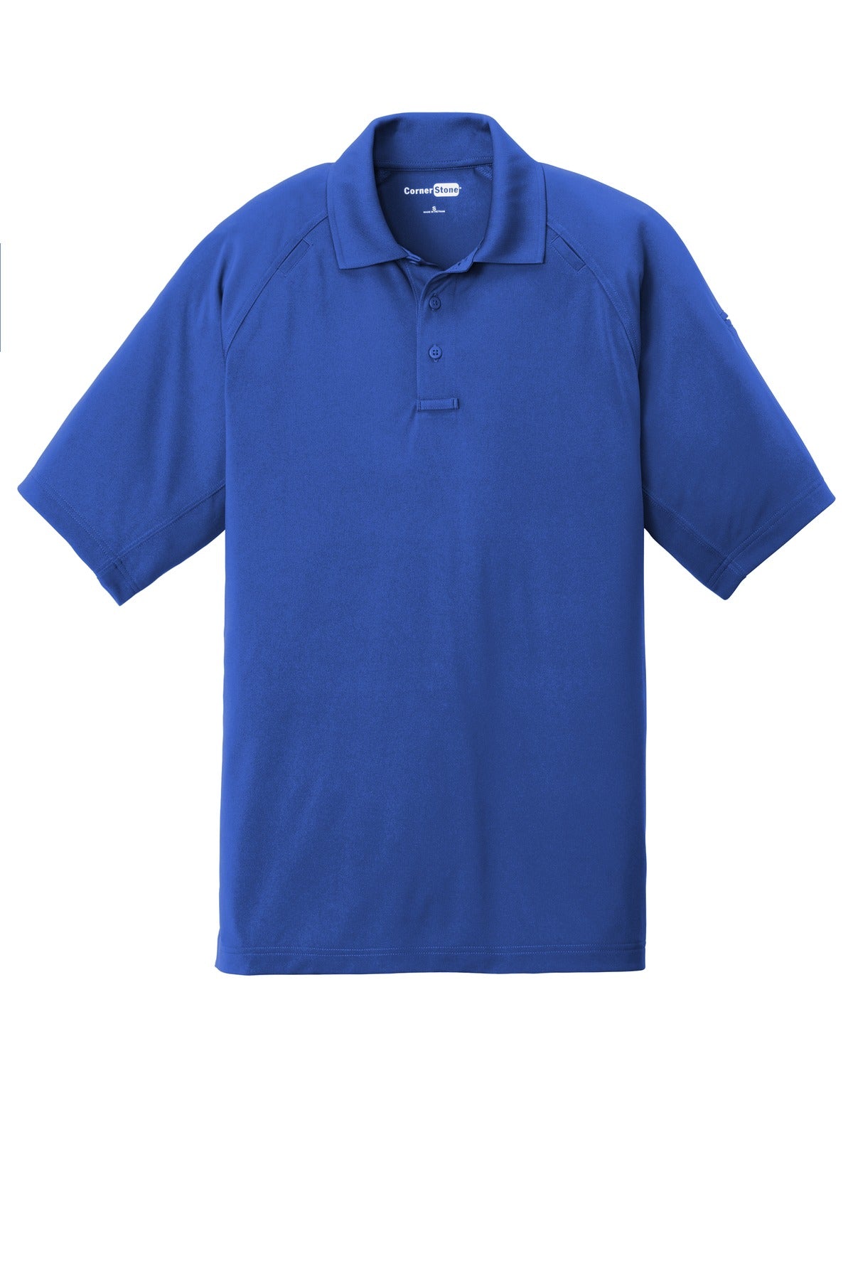 CornerStone Select Lightweight Snag-Proof Tactical Polo - Royal - flat front