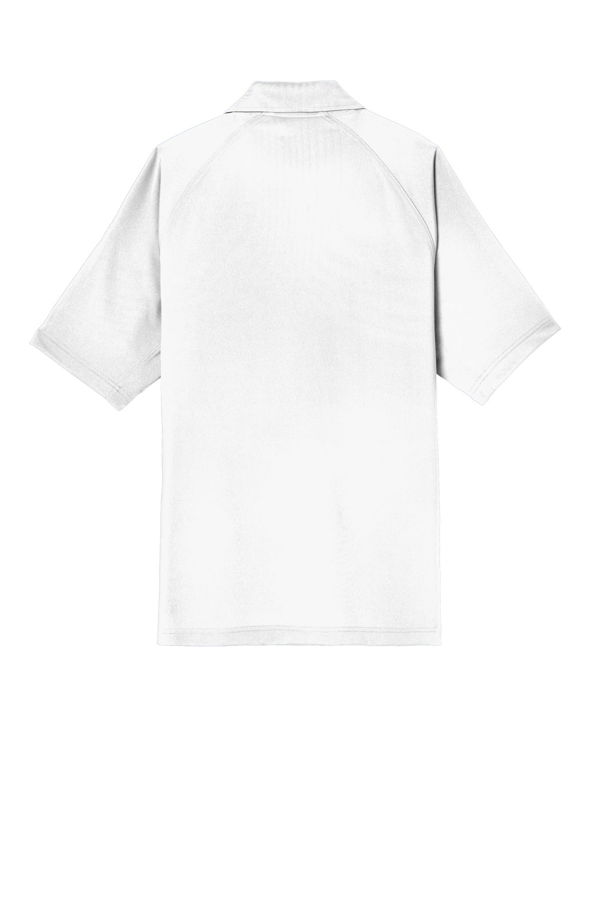 CornerStone Select Lightweight Snag-Proof Tactical Polo - White - flat back